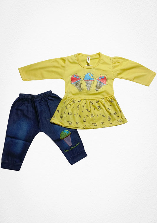 BABY GIRL TOP AND TROUSER